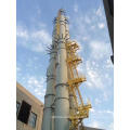 Freestanding built-together double wall steel chimney